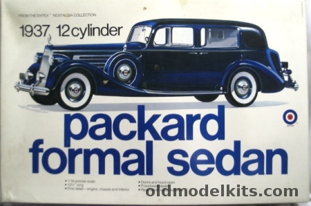 Entex 1/16 1937 Packard Formal Sedan 12 Cylinder, 9002 plastic model kit